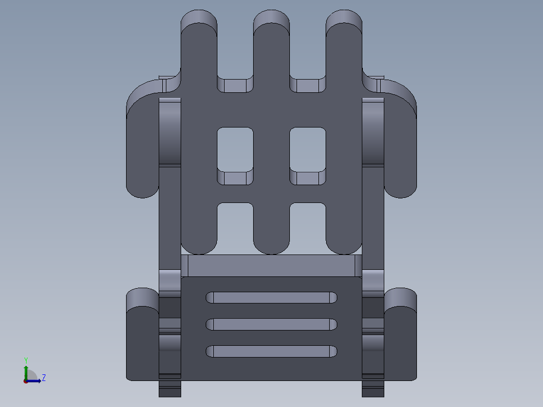 草坪躺椅玩具拼装模型 3mm Lawn Chair