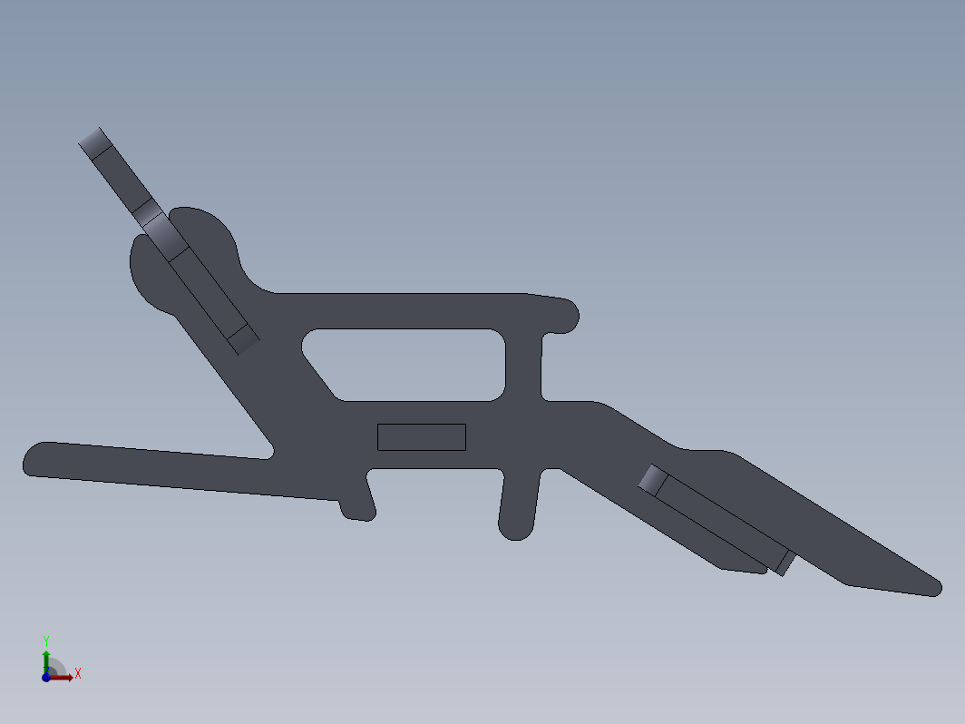 草坪躺椅玩具拼装模型 3mm Lawn Chair