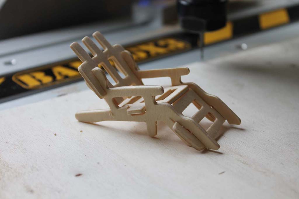 草坪躺椅玩具拼装模型 3mm Lawn Chair