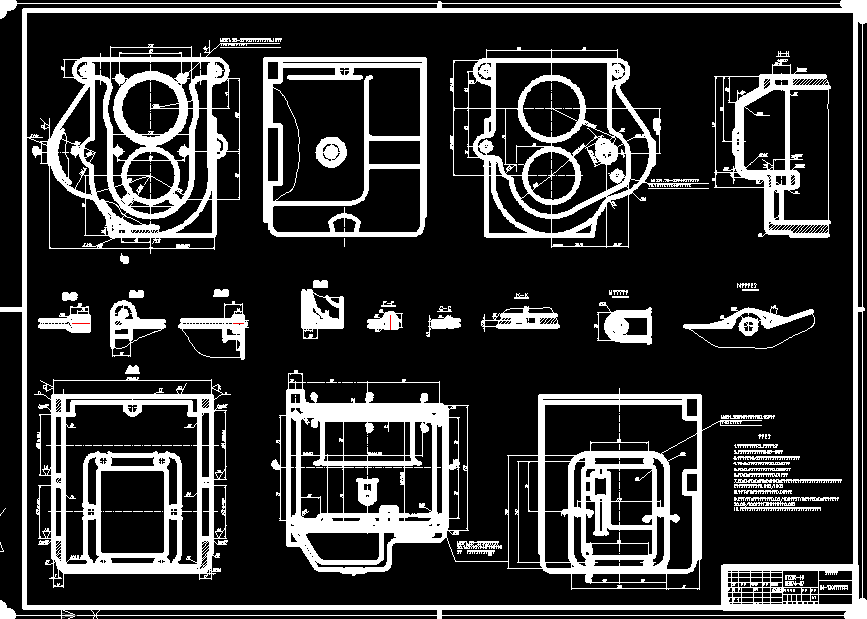 BJ-130汽车变速箱壳体工艺及其夹具设计 CAD+设计说明书+工序卡