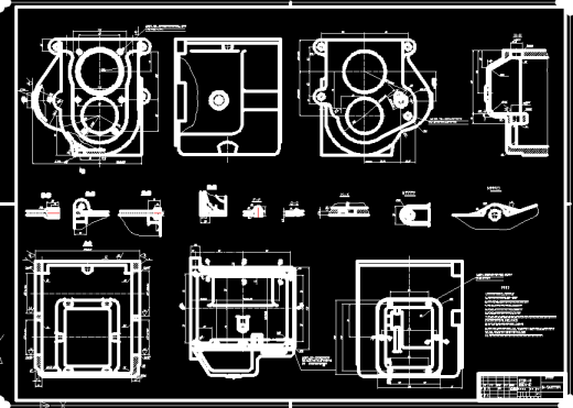 BJ-130汽车变速箱壳体工艺及其夹具设计 CAD+设计说明书+工序卡