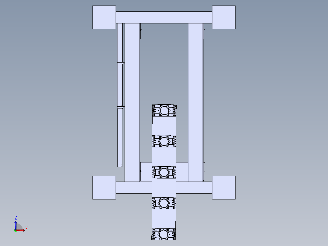 门架式多抓手搬运取料机构