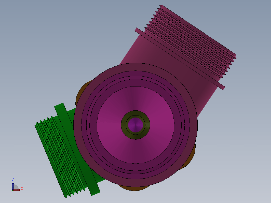 vana 1阀门结构3D图纸 Solidworks设计 附工程图