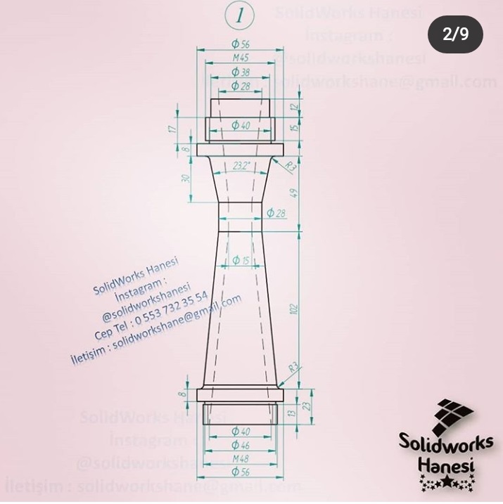 vana 1阀门结构3D图纸 Solidworks设计 附工程图