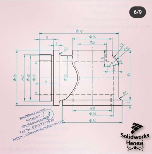 vana 1阀门结构3D图纸 Solidworks设计 附工程图缩略图
