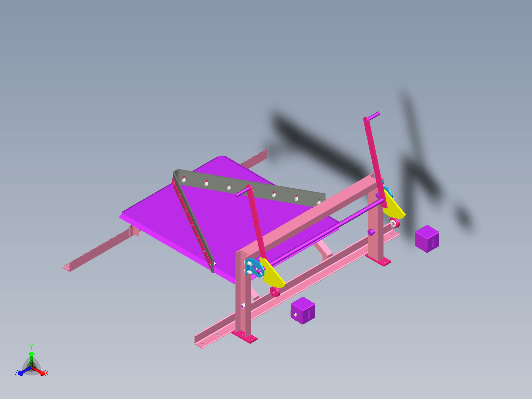 手动双侧犁式卸料器
