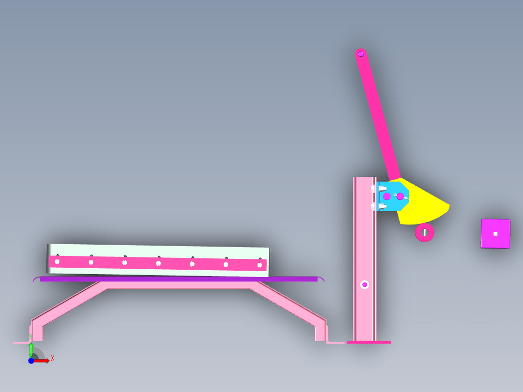 手动双侧犁式卸料器