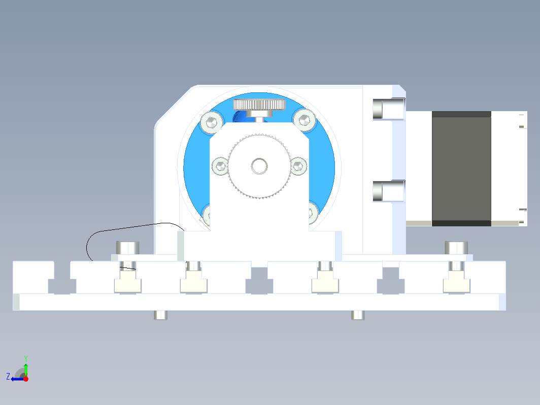 雕刻机铣床旋转工作台