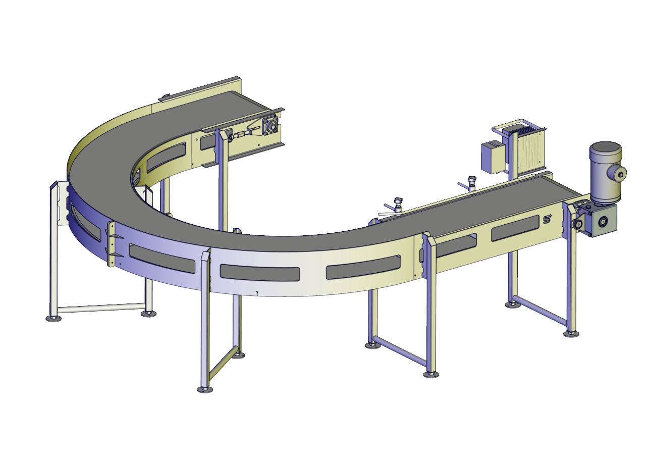 180度U型输送机 conveyor-180