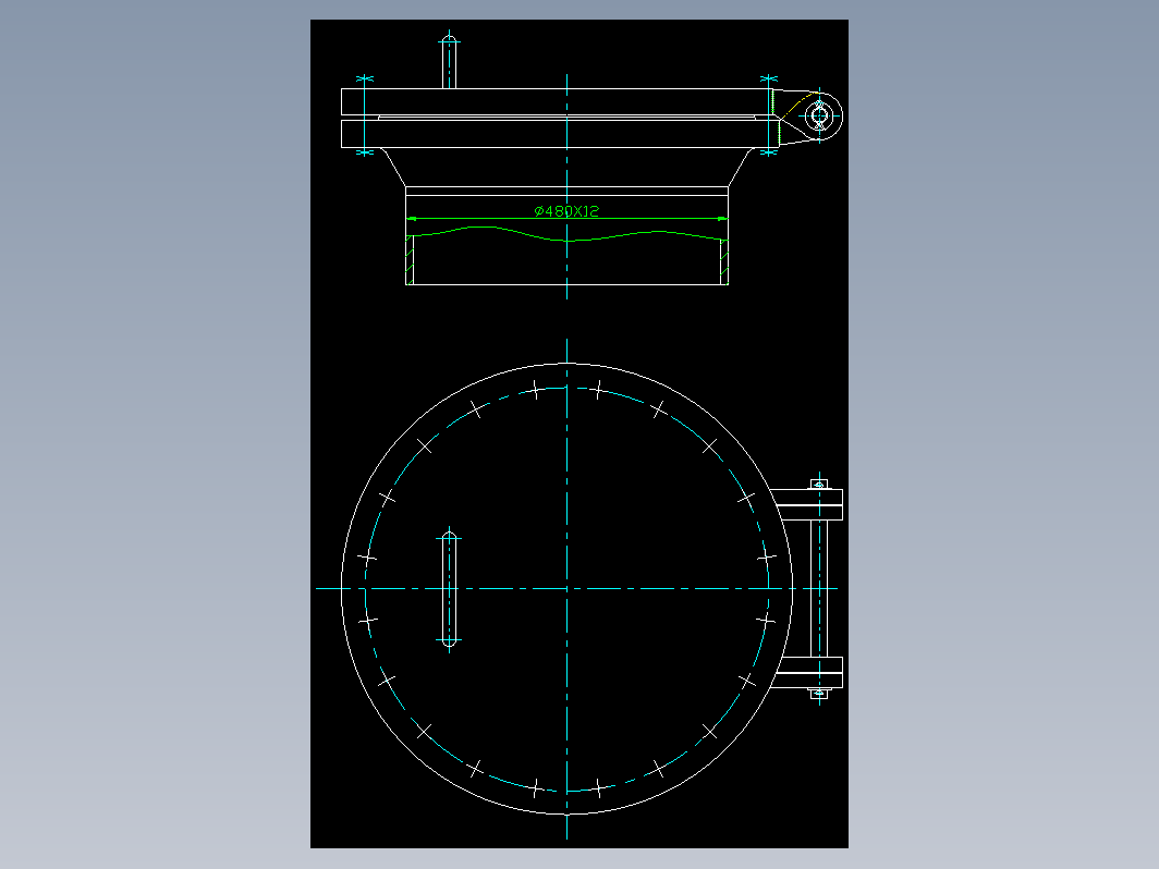 HG21518-95回转盖带颈对焊法兰人孔 A-MFM-450-2.5