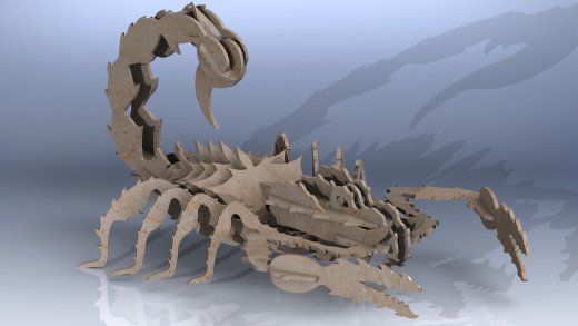 Nasty Scorpion蝎子立体拼装缩略图