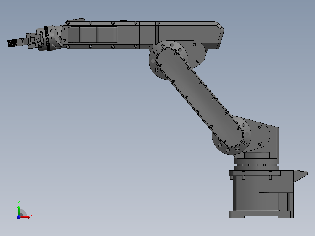 工业机械臂3D数模图纸+Solidworks设计