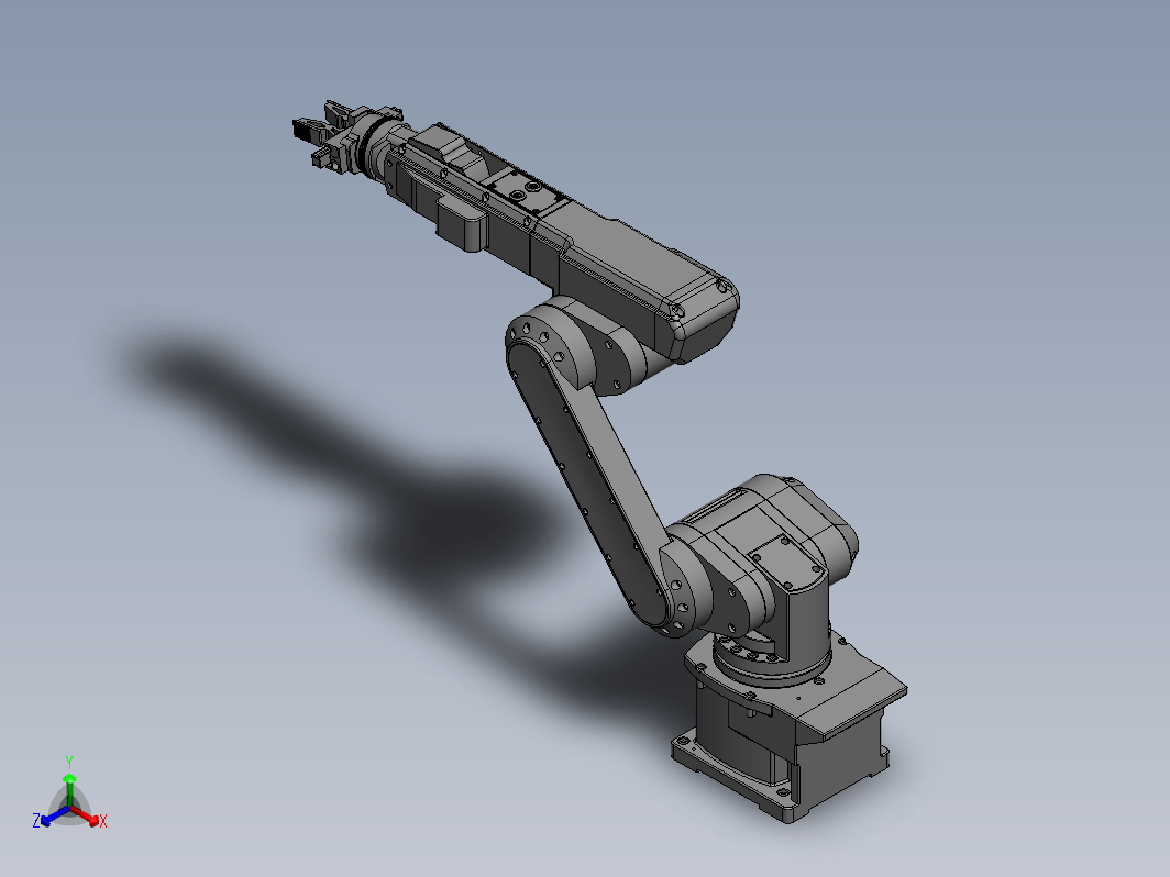 工业机械臂3D数模图纸+Solidworks设计