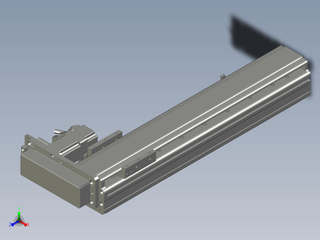 MT75BS-L300 直线模组 滑台 数控平台模型.MT75BS.L10.300.BR.M10B.C4.3D