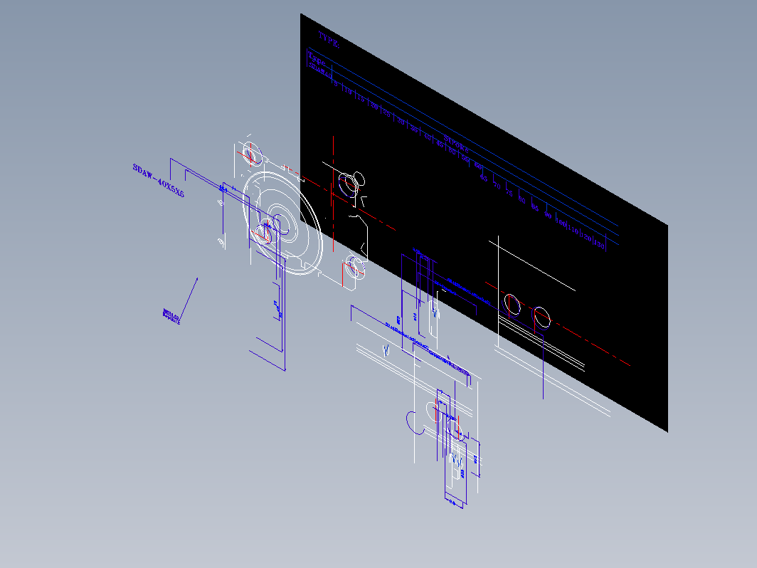 SDA气缸 83-SDAW-40-BZN