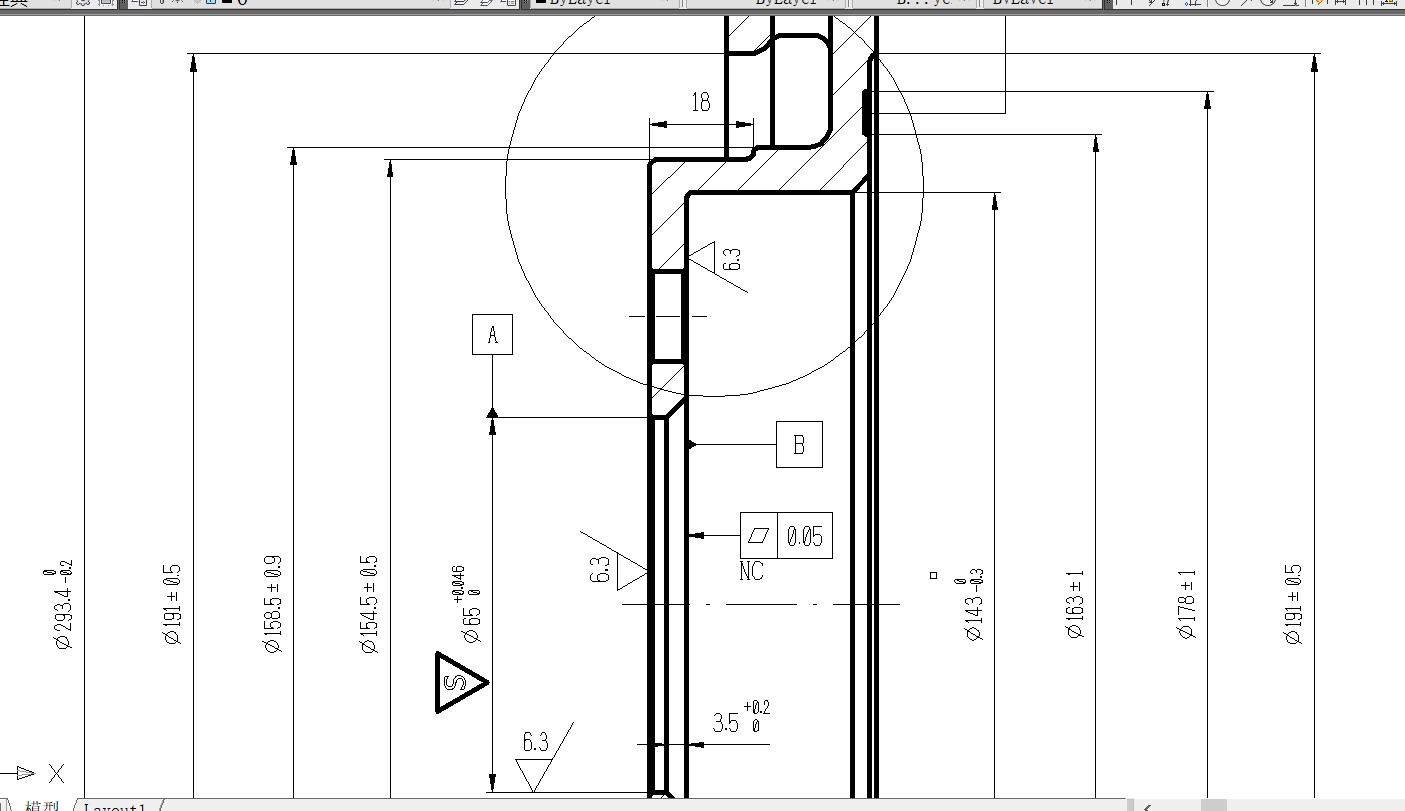 刹车盘CAD