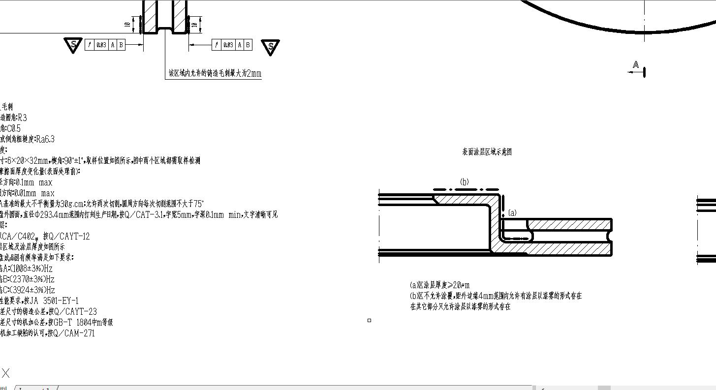 刹车盘CAD