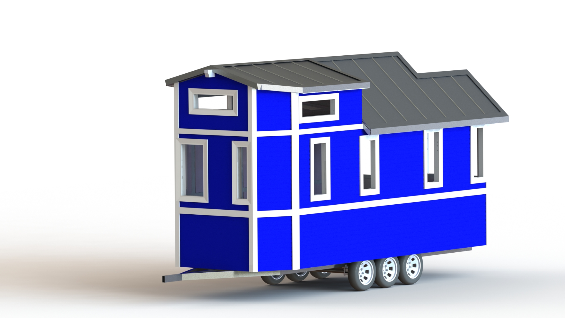 移动房车拖车概念设计 Tiny house mobile