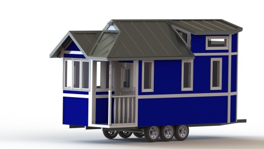 移动房车拖车概念设计 Tiny house mobile缩略图