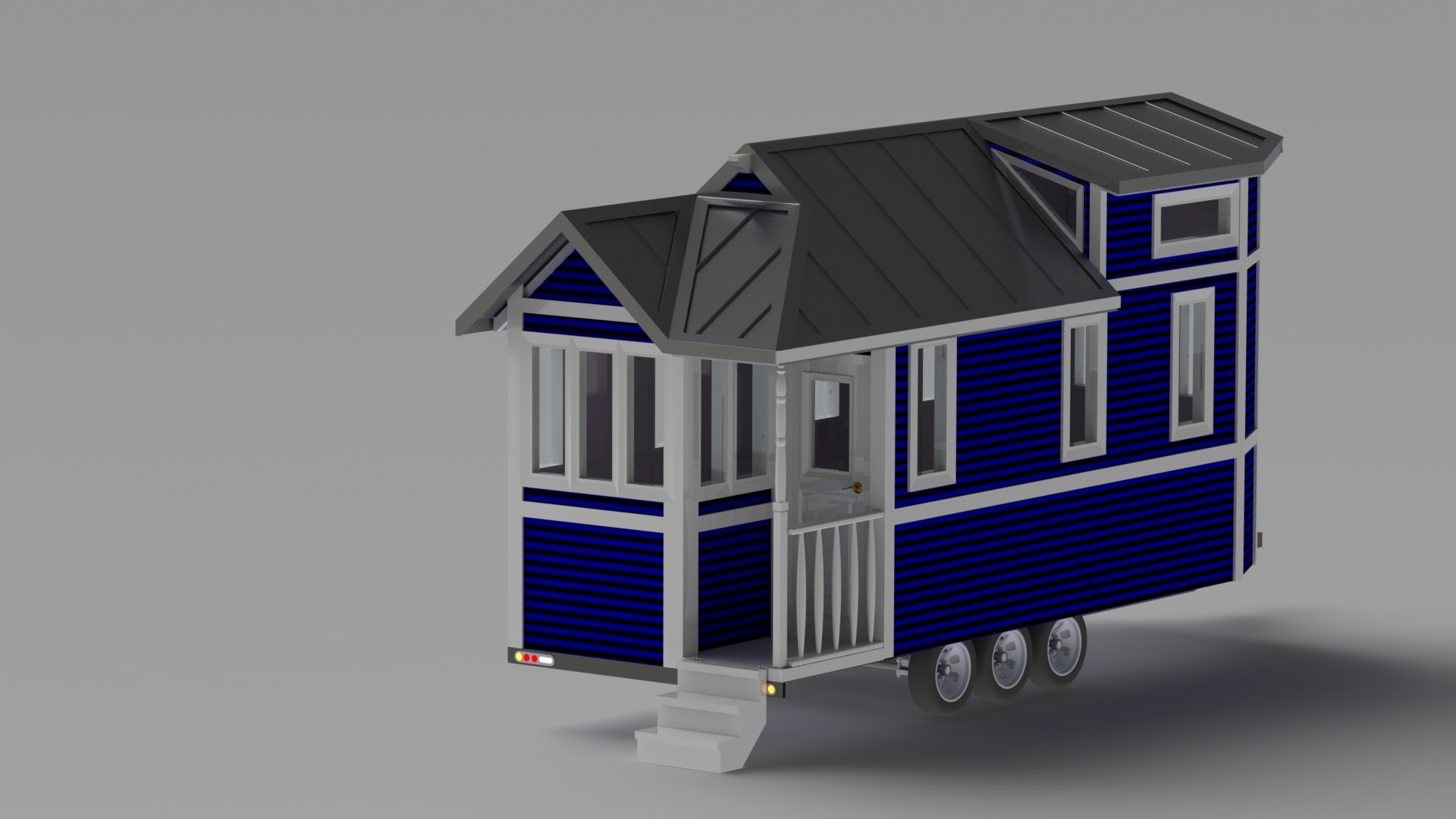 移动房车拖车概念设计 Tiny house mobile