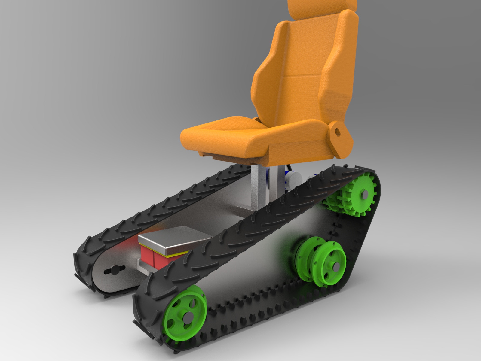 简易履带座椅车设计