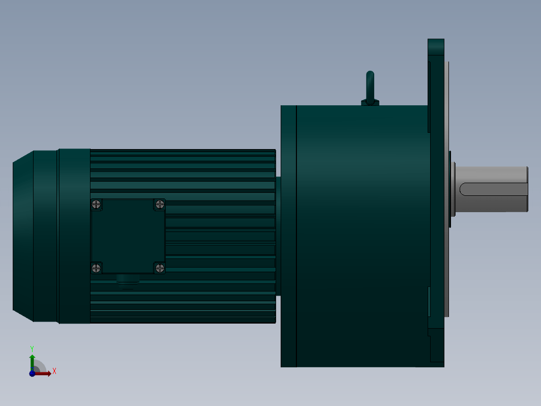 CV-50-1500-110～200立式三相铝壳(刹车)马达减速机[CV-50-1500-150-G1]