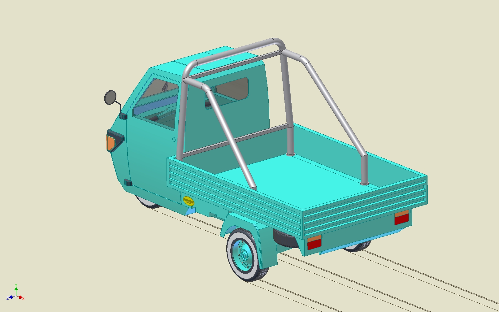 意大利Piaggio Ape 三轮车