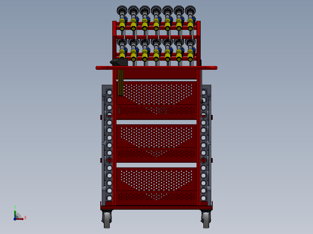 夹具工作台工具手推车