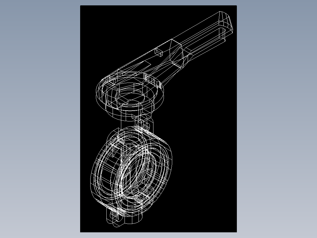 PVC蝶阀（三维图）