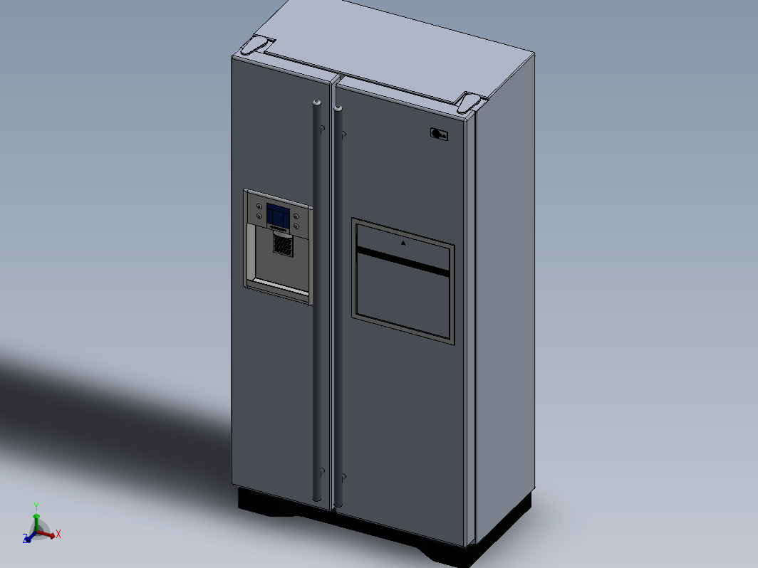 简易智能冰箱柜造型