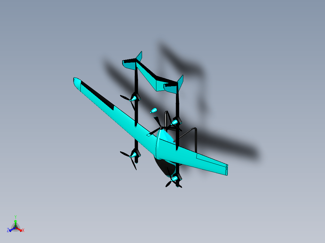 E-VTOL GLIDER可垂直起降的飞机