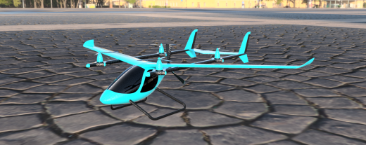 E-VTOL GLIDER可垂直起降的飞机缩略图