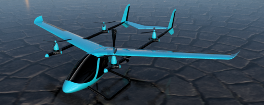 E-VTOL GLIDER可垂直起降的飞机缩略图