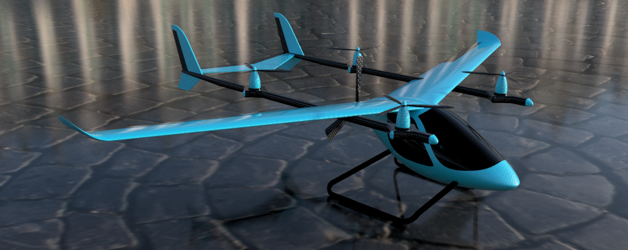 E-VTOL GLIDER可垂直起降的飞机