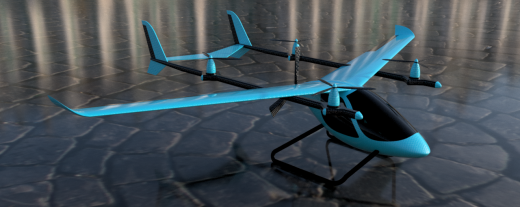 E-VTOL GLIDER可垂直起降的飞机缩略图