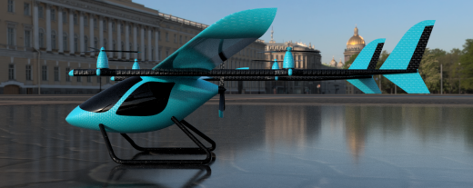 E-VTOL GLIDER可垂直起降的飞机缩略图