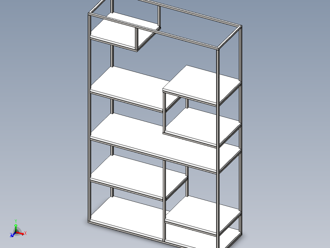 Shelves Model货架简易模型