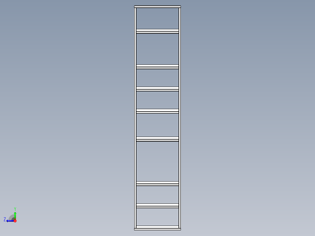 Shelves Model货架简易模型