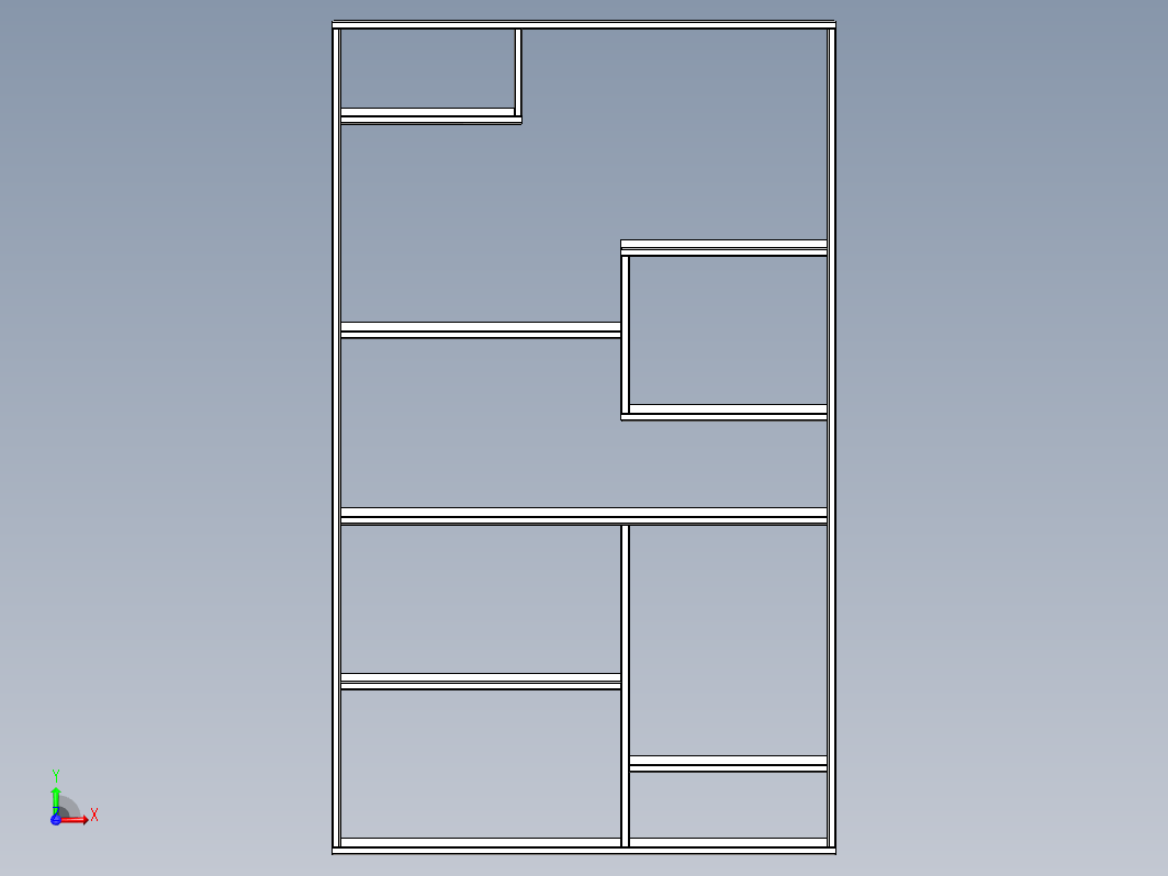 Shelves Model货架简易模型