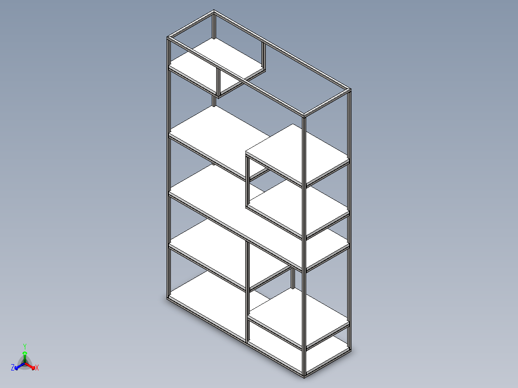 Shelves Model货架简易模型