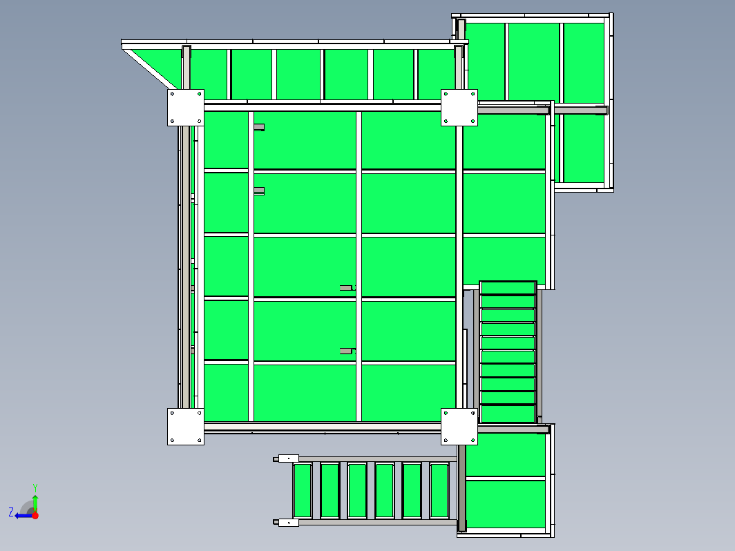 多层高空塔架