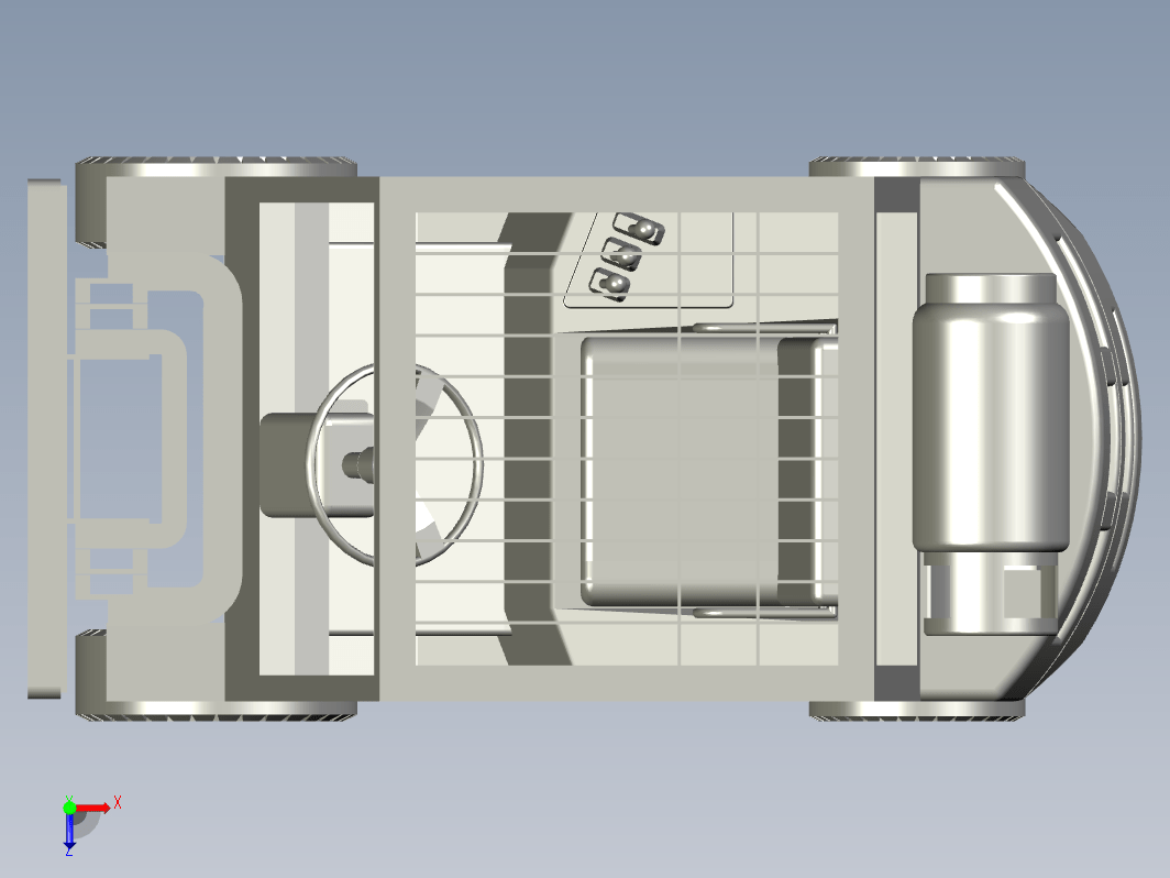 i简易叉车3D数模图纸