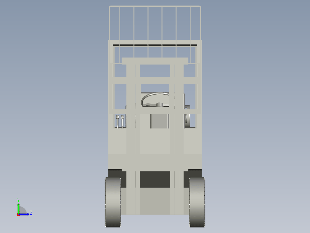 i简易叉车3D数模图纸