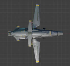 Dragonfly eVTOL Attacker攻击机缩略图