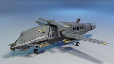 Dragonfly eVTOL Attacker攻击机缩略图