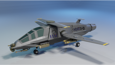 Dragonfly eVTOL Attacker攻击机缩略图