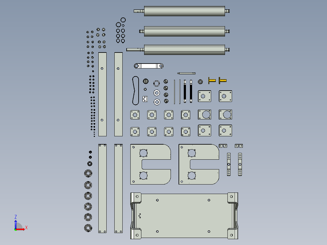 sheet metal rollers金属板辊设备