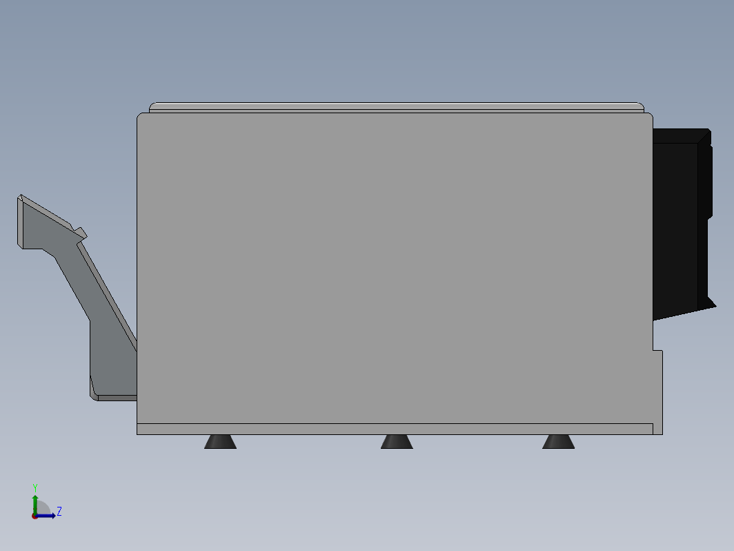 CNC车床3D三维图