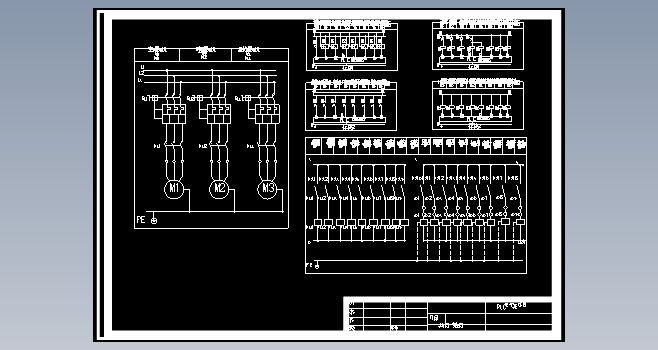 基于PLC的板框式压滤机控制系统设计CAD+说明