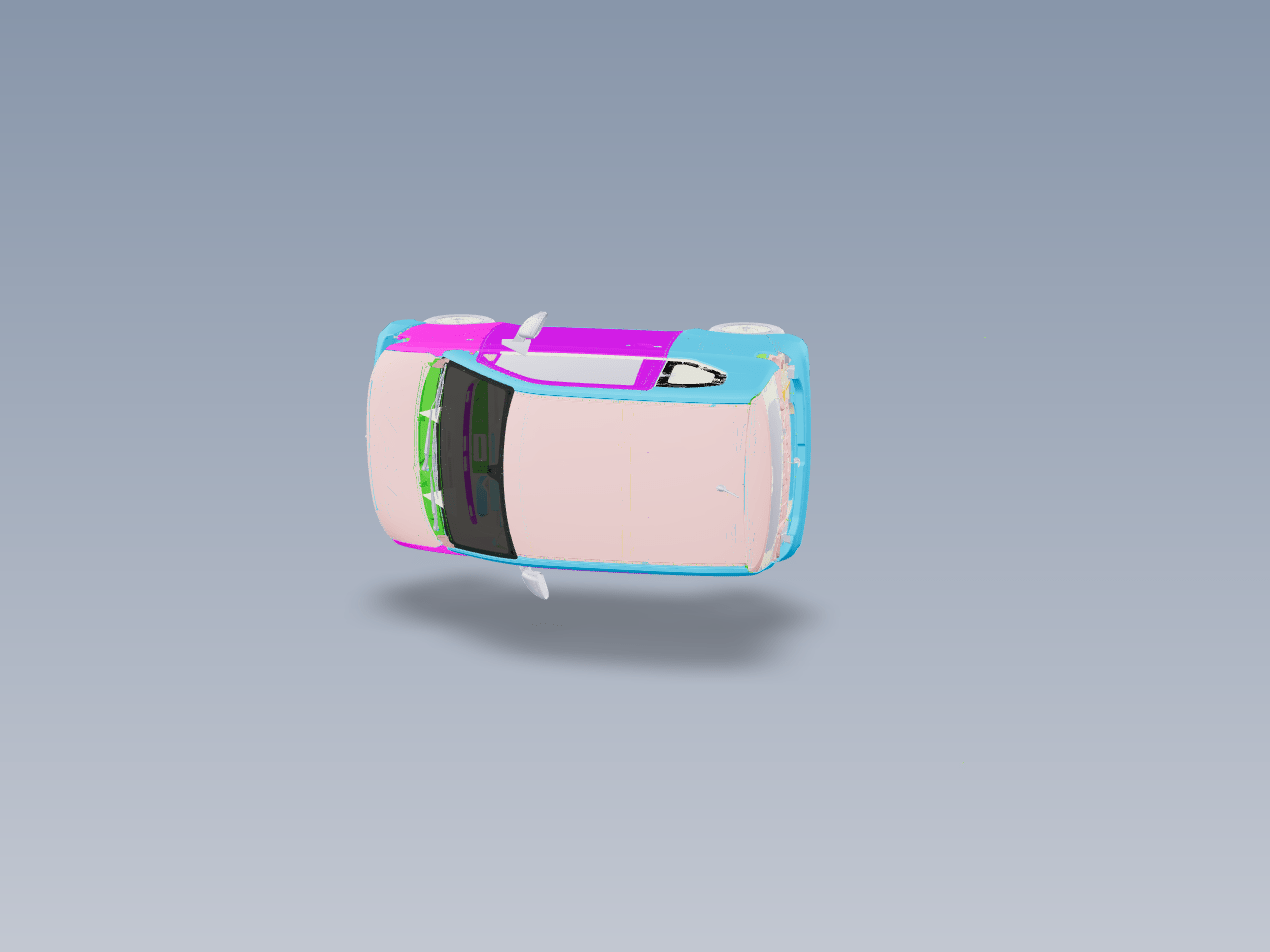 五菱宏光mini（微型轿车）3D数模